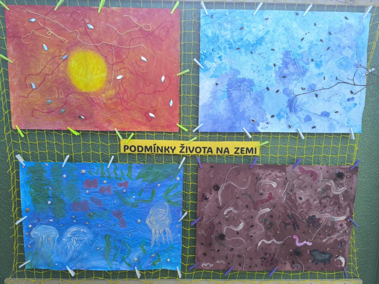 Výtvarné ztvárnění základních podmínek života na zemi